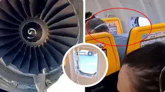 Noi imagini de la bordul Boeingului Ryanair cu hubloul spart. Cum a fost salvat pasagerul sârb care fusese parțial aspirat în afara aeronavei. Detalii din anchetă