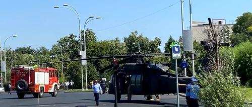 Prima reacție a Ambasadei SUA după ce un elicopter militar american a aterizat forțat în Piața Charles de Gaulle din București