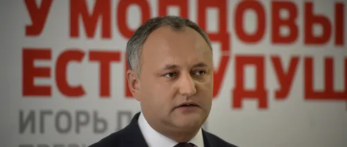 Igor Dodon, mesaj extrem de dur: Există riscul ca dușmanul numărul unu al Republicii Moldova să fie românii