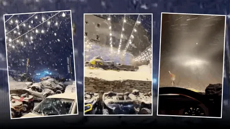 Ninsoare ca în plină iarnă în mai multe zone din țară. La Muntele Mic, în Caraș-Severin, stratul nou de zăpadă măsoară deja câțiva centimetri. Ninge abundent și la Rânca