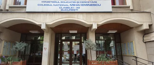 Au început lucrările de consolidare și modernizare la Colegiul Național Mihai Eminescu