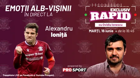 A început treaba la Rapid. 