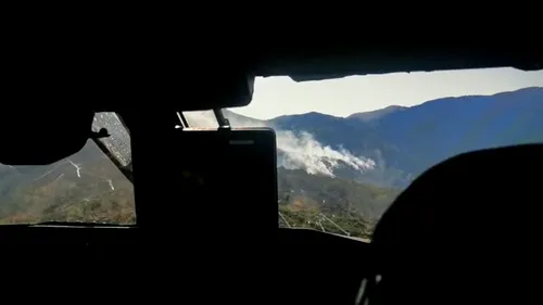 Militarii români au inițiat nouă misiuni de stingere a incendiilor de pădure în Macedonia de Nord