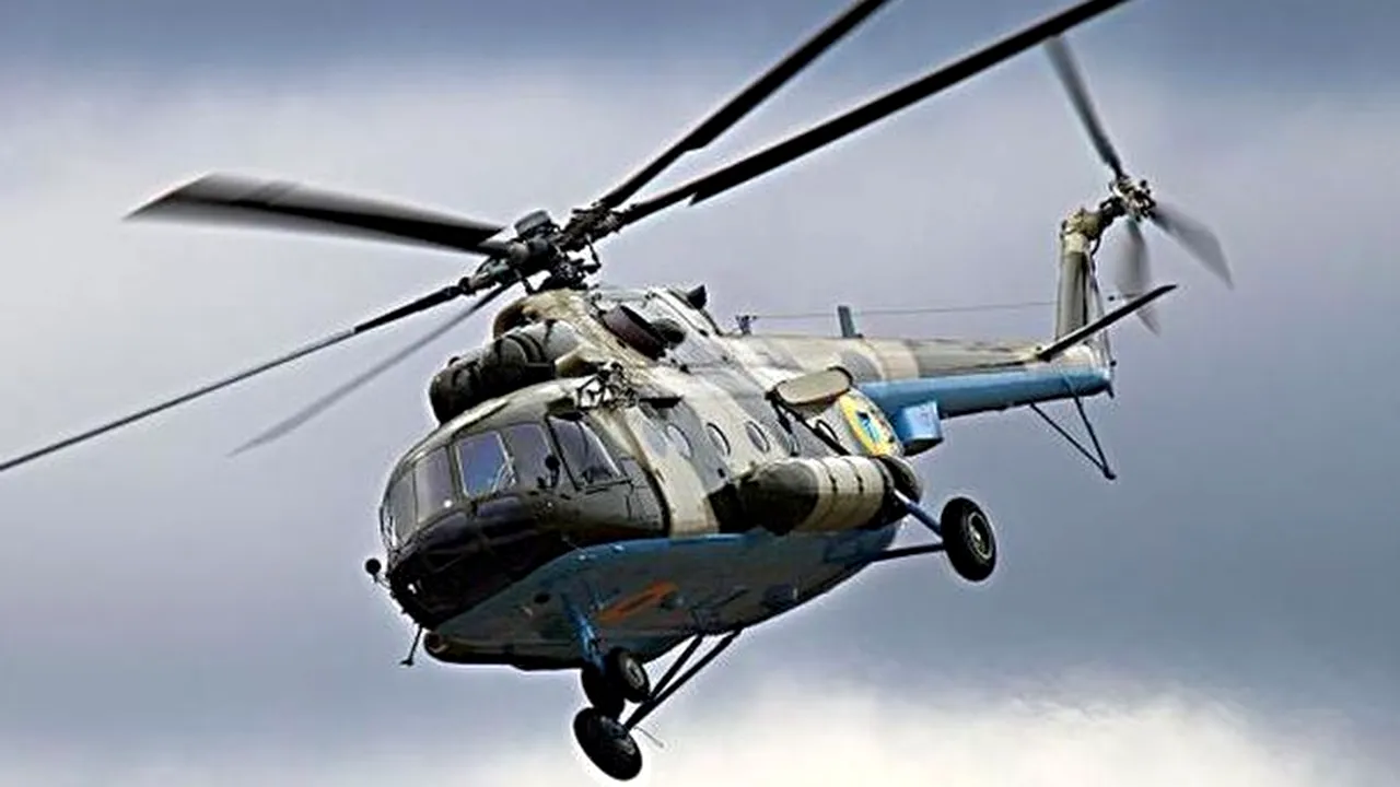 Un elicopter militar ucrainean a fost atacat aseară