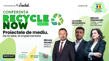 Conferința GÂNDUL “Recycle Now” ediția a V-a