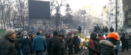 LIVE VIDEO. Protestele continuă la Kiev. Unul dintre liderii mișcării de contestare a lui Ianukovici a fost dat dispărut