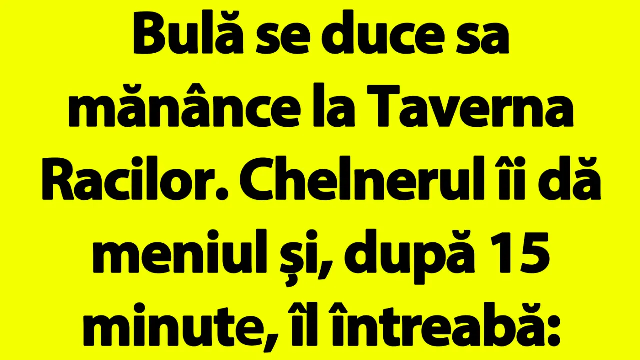 Bulă și homarul de la Taverna Racilor