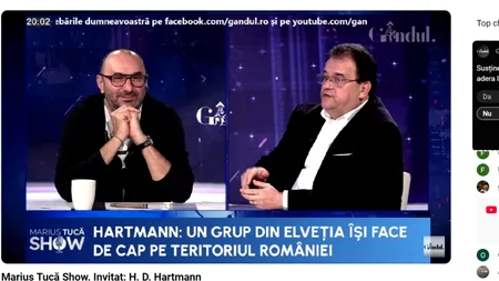 POLL Marius Tucă Show: „Susțineți dorința cetățenilor din Republica Moldova de a adera la UE și la NATO?”