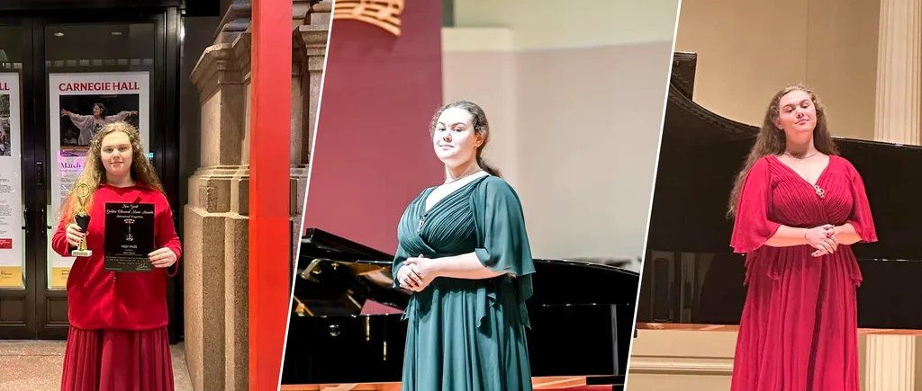 Singurul copil din Europa care face PERFORMANȚĂ la canto clasic. Tânăra soprană din România cucerește, la 15 ani, marile scene internaționale