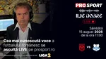 Ilie Dobre comentează LIVE pe ProSport.ro meciul C.S. Dinamo București – Metalul Buzău, sâmbătă, 15 august 2026, de la ora 11:00