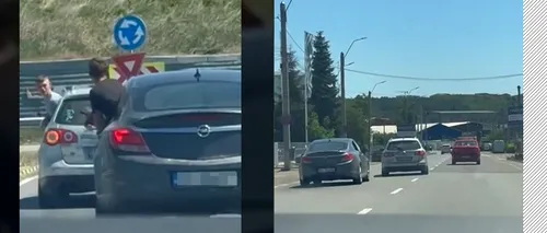 Tumbe iresponsabile la ZIDUL MORȚII din Suceava. Doi copii își riscă viața în trafic