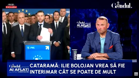 Cataramă dezvăluie planul secret al lui Bolojan de rămânere la conducerea României