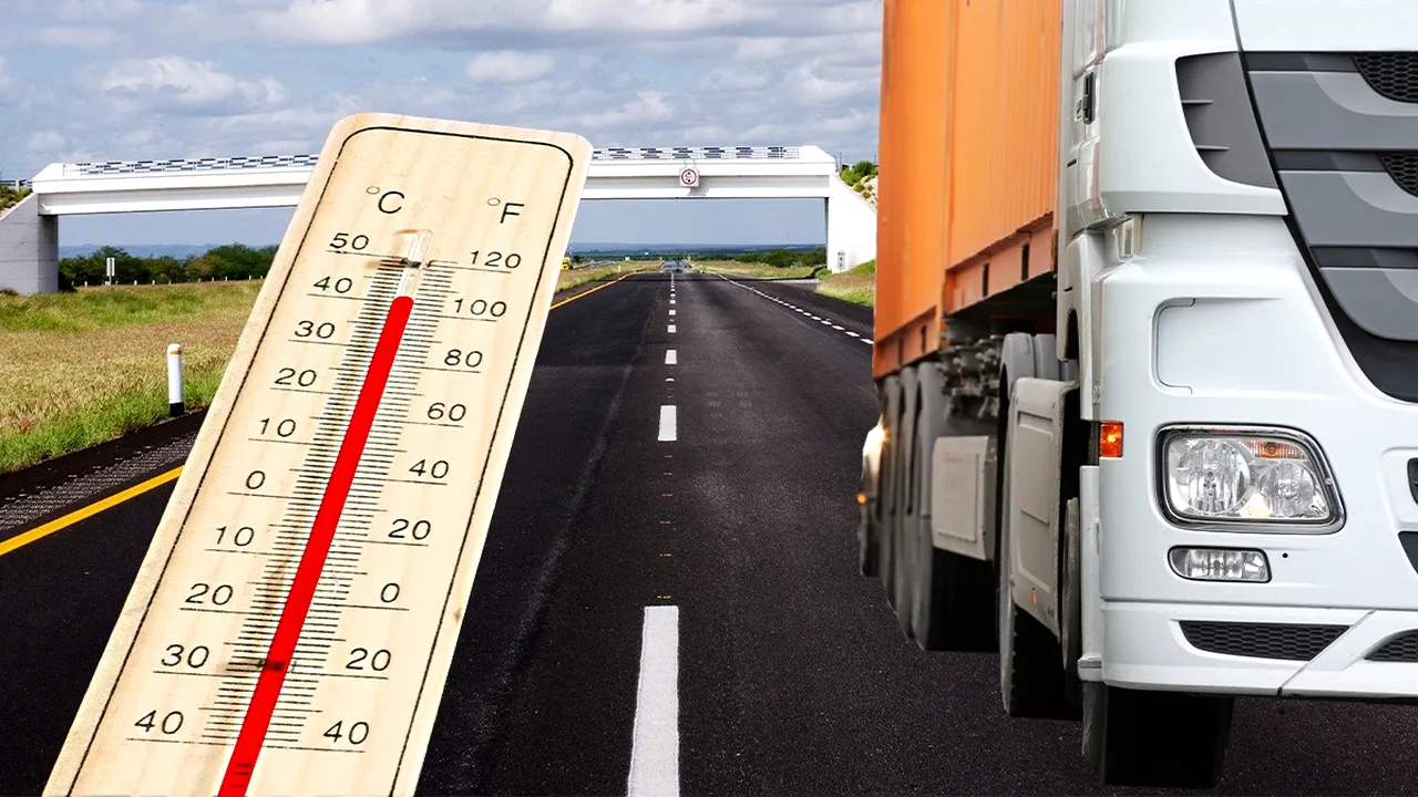 COD ROȘU de CANICULĂ. Duminică, RESTRICȚII de circulație pentru vehiculele de mare tonaj în sud-est. Care sunt excepțiile