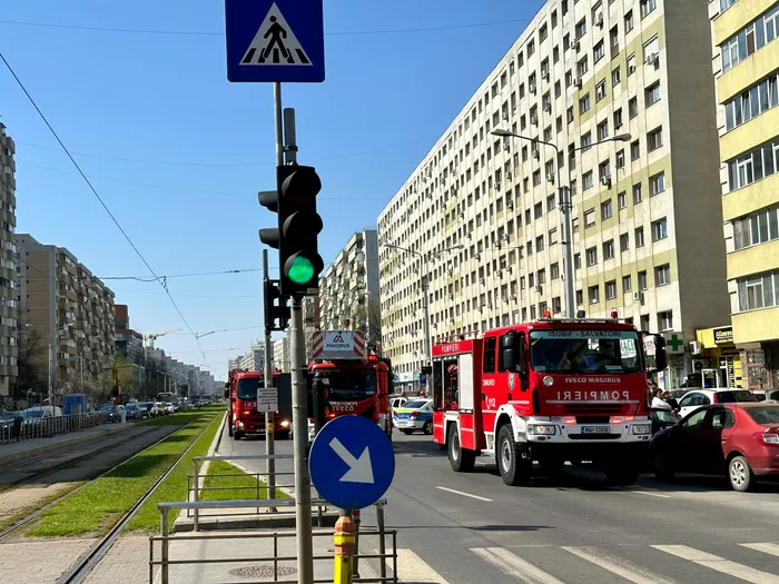 Incendiu în Sectorul 2 din București / Sursa foto: ISU București