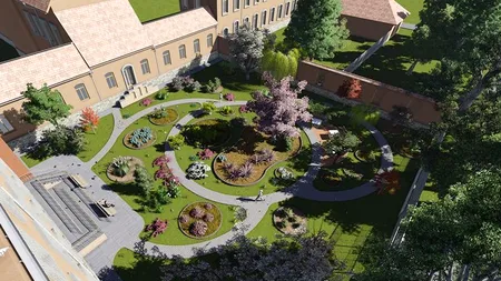 Grădină terapeutică, în care îți poți găsi pacea interioară, inaugurată în Sibiu