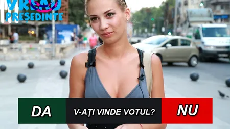 SONDAJ. V-ați vinde votul? 