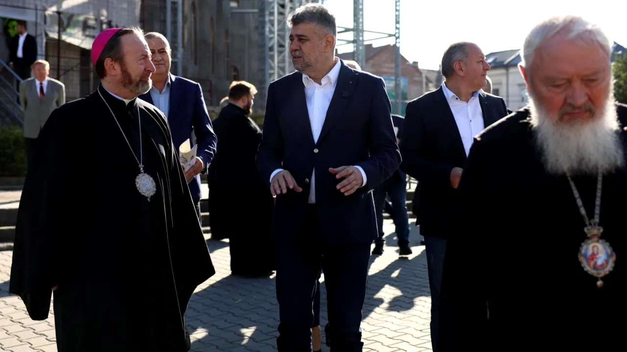 Marcel Ciolacu,  în VIZITĂ la Mitropolitul Clujului și la Episcopul Greco-Catolic: Uniți în credință și speranța în viitor
