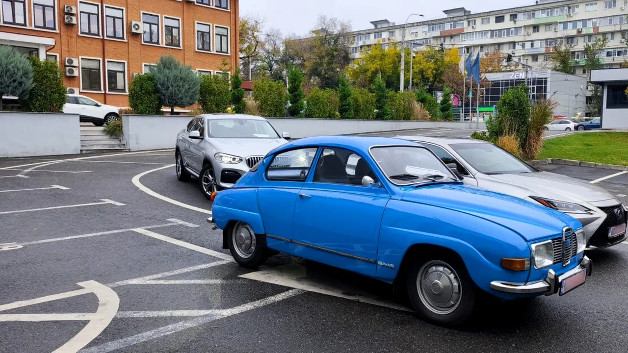 Mașina supranumită „Micuța Lacrimă” a ajuns la RAR București: „Nu ați văzut prea multe astfel de modele în trafic”