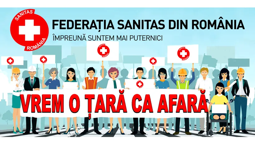 Sanitas: Personalul medical din România nu a avut în pandemie aceleaşi beneficii ca salariaţii din Sănătate din alte state UE