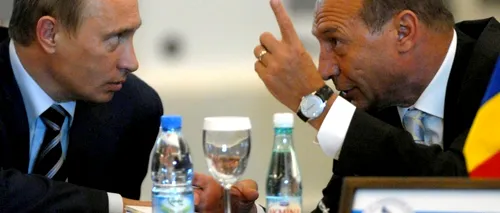 APELUL lui Traian Băsescu la adresa lui Vladimir Putin