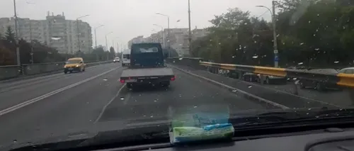 VIDEO. Şofer beat la volan, filmat în timp ce conducea haotic