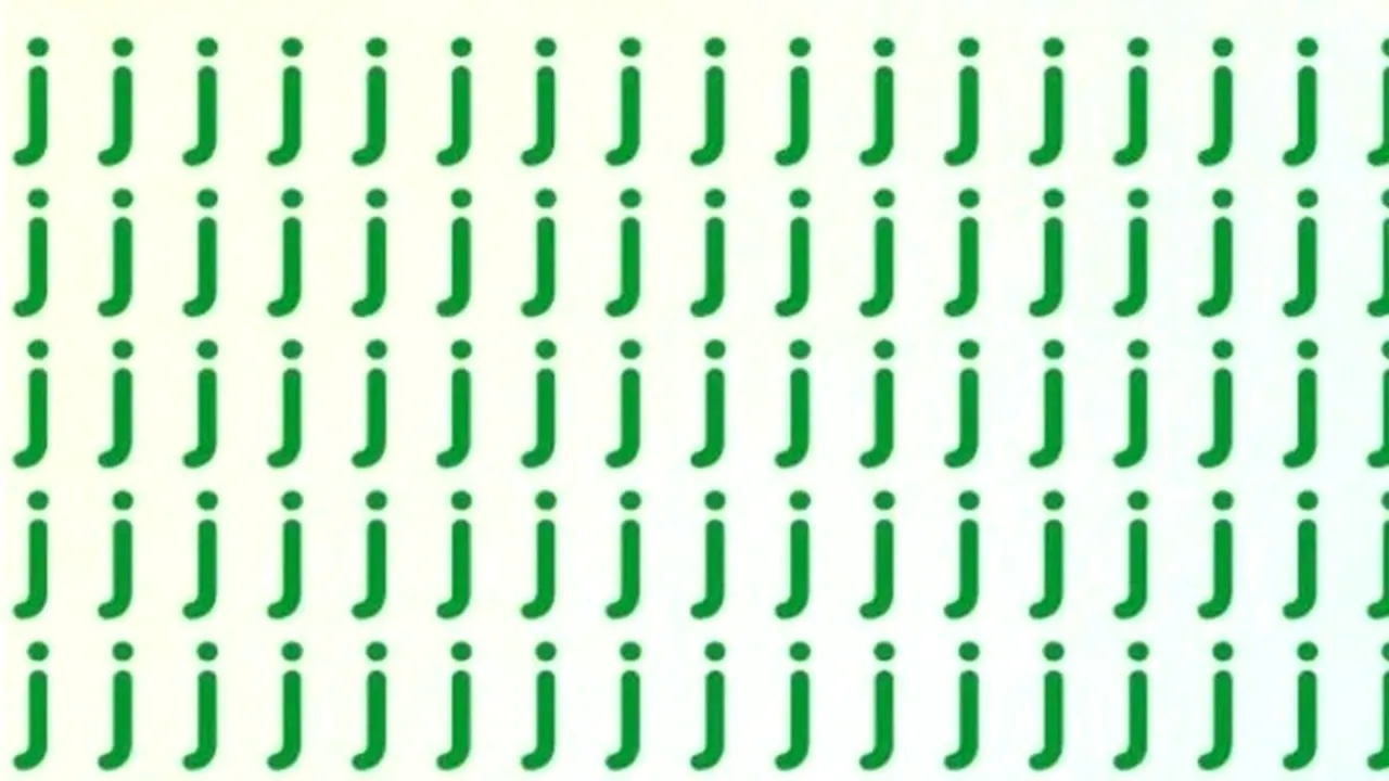 Test IQ pentru genii: Poți să vezi litera ascunsă în mulțimea de J-uri, în doar 9 secunde?