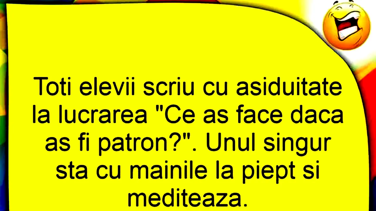 BANCUL de vineri | 