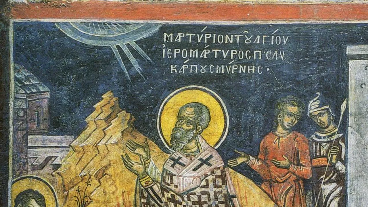 Calendar creștin-ortodox. Sfântul Policarp e sărbătorit de Biserica Ortodoxă, pe 23 februarie