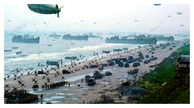 Trupele Aliate debarcate pe țărmul Normandiei. Sursa Foto: Profimedia 