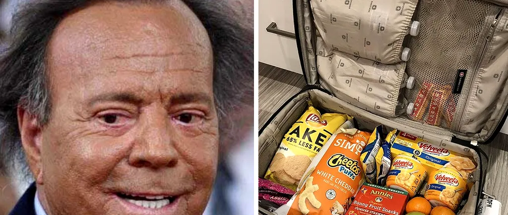 Cele 13 alimente din cauza cărora Julio Iglesias a fost reținut pe aeroport. Ce mâncare avea în valiză, de fapt