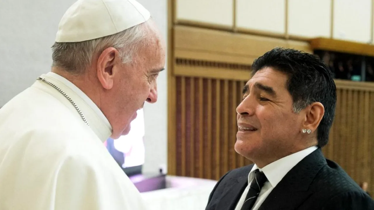 Papa Francisc, despre Maradona: „Pe teren a fost un poet” / Ce susține Suveranul Pontif despre legenda argentiniană