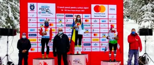 Sportivii români au cucerit podiumul competiției de schi alpin Poiana Brașov SES CUP. Ninsorile abundente au creat dificultăți neașteptate