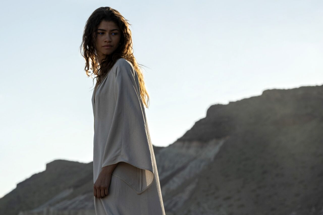 Zendaya în filmul „Dune” (2021). Sursa Foto- Facebook, Dune Movie 