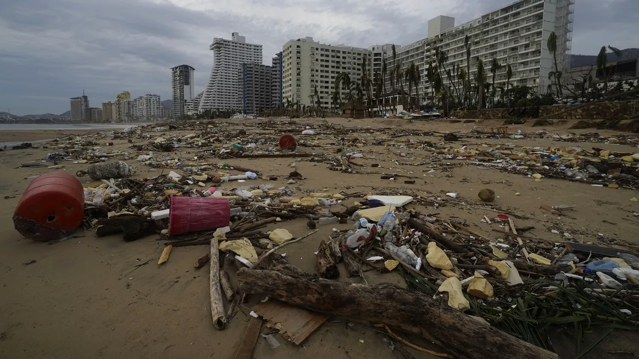 VIDEO | Celebra stațiune Acapulco, distrusă de uraganul Otis