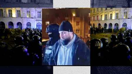 Protestatar cu pedepse în străinătate pentru infracțiuni contra statului, INFILTRAT printre atacatorii violenți de la BEC. „A produs stări de temere”