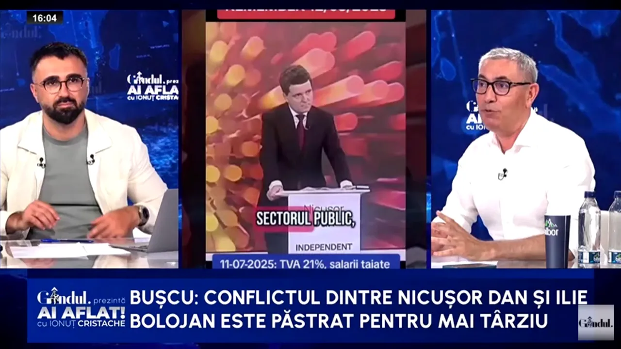 Doru Bușcu: „Nicușor Dan este amabil cu toți, pentru că e cu SPATELE LA ZID”
