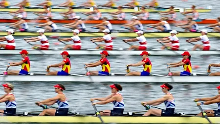 Medalie de AUR pentru echipajul feminin de 8+1 al României la CE de canotaj