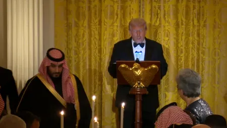 Dineu cu fast la Casa Albă. La masă cu Cristiano Ronaldo și Elon Musk, Donald Trump anunță că Arabia Saudită devine aliatul major non NATO al Americii