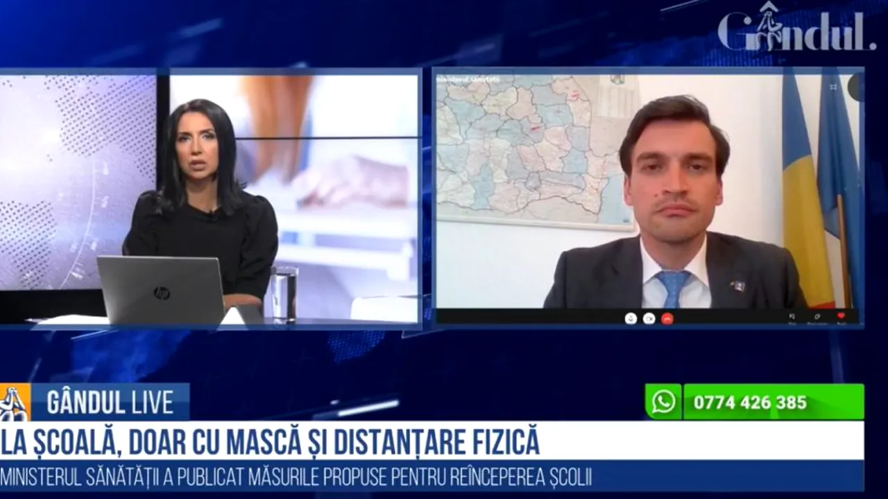 GÂNDUL LIVE. Andrei Baciu, despre proiectul MS privind începerea școlii: Nu are nimeni o soluție perfectă. / Nu va trebui să facem aceste eforturi o viață întreagă