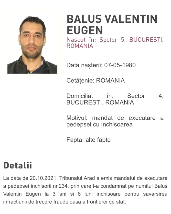 Vali Nebunu a fost prins într-un local din Portofino, Italia