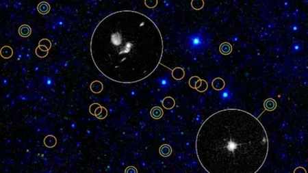 Milioane de găuri negre de mari dimensiuni, descoperite de telescopul WISE