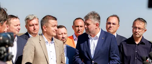 Ministrul Transporturilor, Sorin Grindeanu promite că până la finalul anului viitor, minim 250 de km de autostradă vor fi daţi în circulaţie”