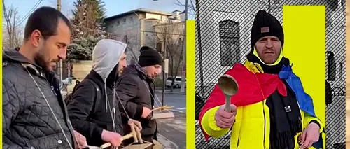 1 DECEMBRIE. Mai mulți protestatari i-au bătut toaca lui Klaus Iohannis, în Cotroceni: „Se consideră vinovat de genocid şi de înaltă trădare?” - VIDEO