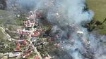 Imagini dramatice surprinse din dronă, cu casele mistuite de foc din Soveja. Amploarea dezastrului e copleșitoare