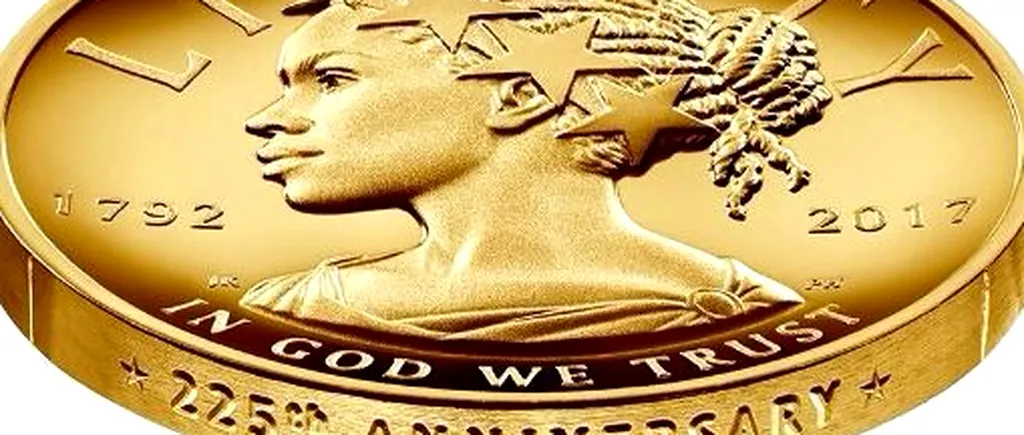 Lady Liberty de pe moneda SUA, portretizată pentru prima dată în istorie drept o femeie de culoare