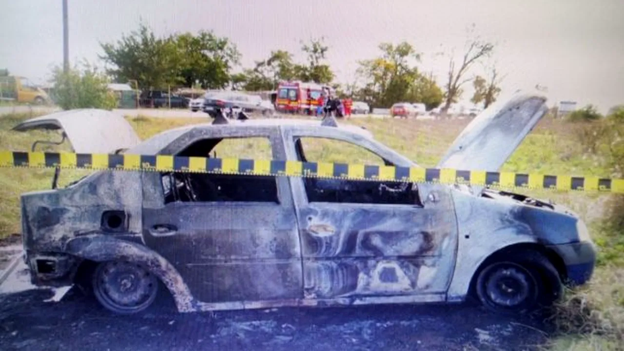 La un pas de tragedie! Un bărbat a ajuns în stare gravă la spital după ce a fost scos dintr-o maşină care a luat foc. Victima, salvată de un poliţist aflat în timpul liber