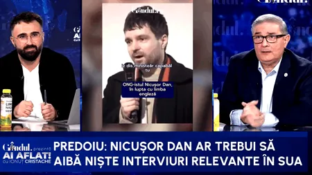 Silviu Predoiu îl ironizează pe Nicușor Dan: Să meargă în SUA să explice anularea alegerilor în engleză