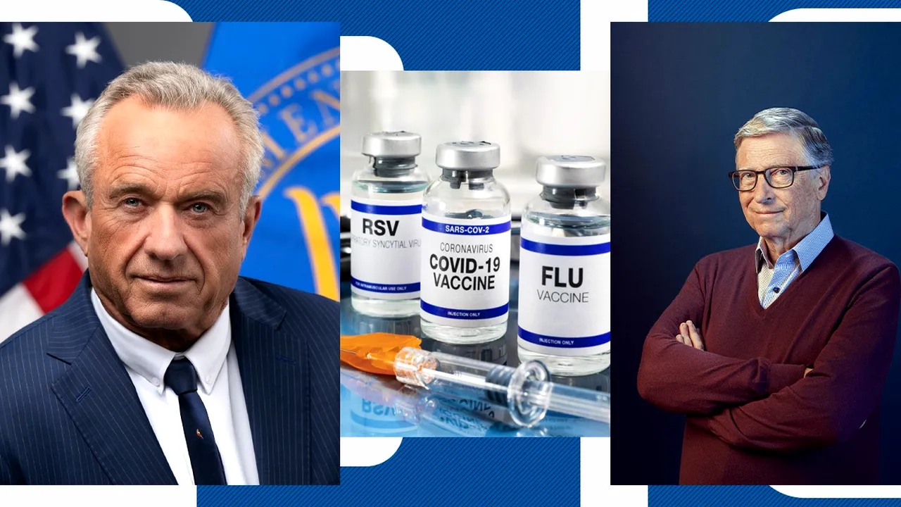 VACCINURILE rup America în două. Bill Gates și Robert Kennedy Jr., contre nesfârșite pe tema care îl irită pe Donald Trump