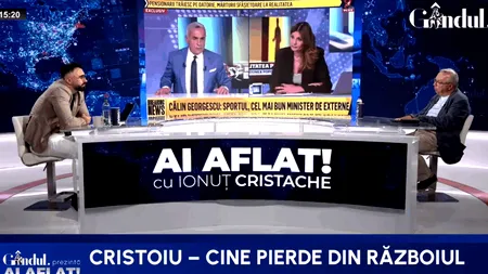 Cristoiu indică vinovatul în disputa Georgescu - Anca Alexandrescu. „Dacă ajungea președinte, ce făcea?”