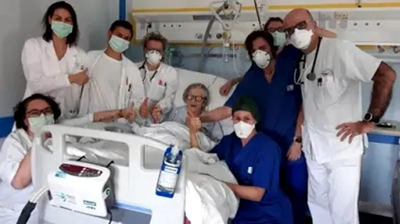 O italiancă în vârstă de 95 de ani s-a recuperat de coronavirus fără „terapie antivirală”